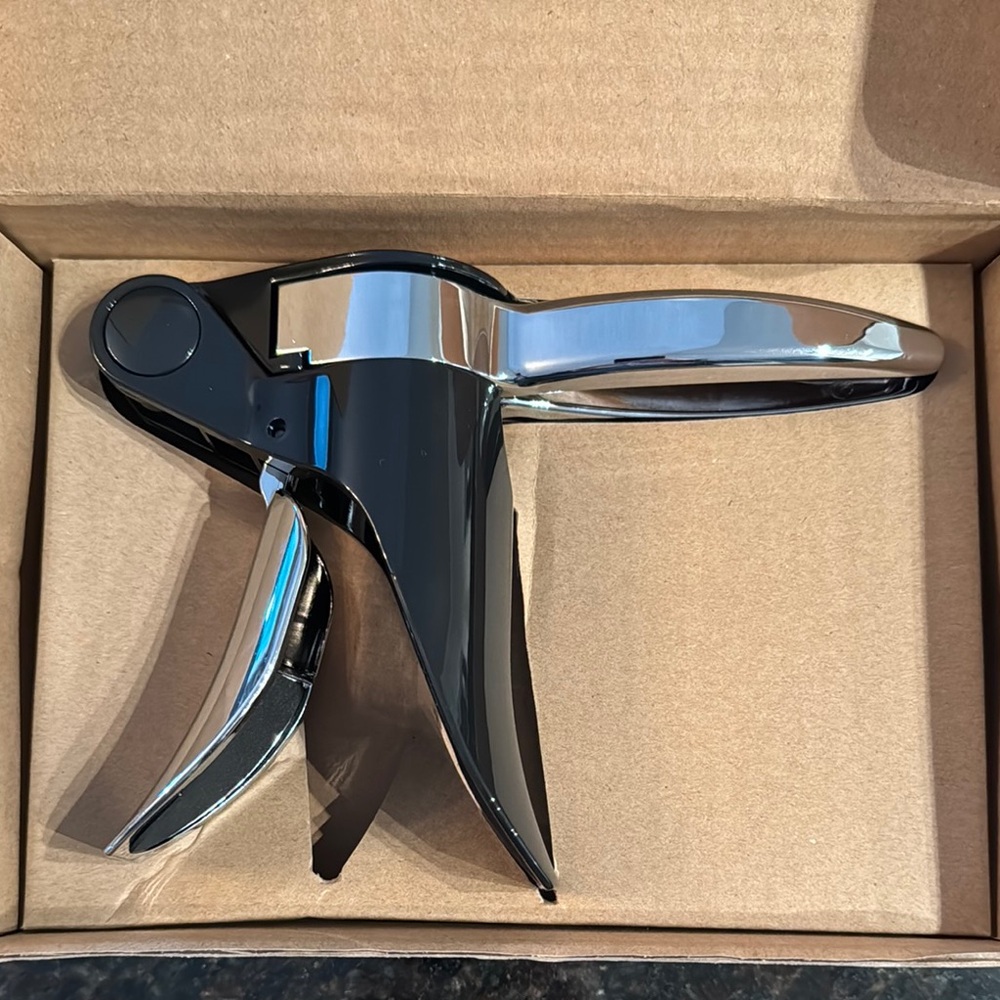 Black and Silver Champagne Opener